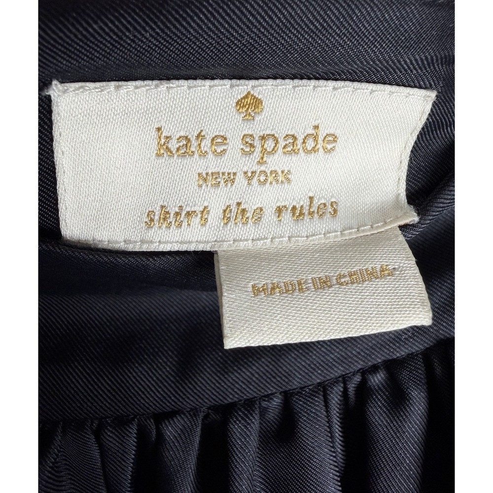 Kate Spade Striped Cupcake Silk Blend A-Line Mini Skirt Women's Size 4 - Picture 2 of 8